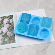 Silicone Mould Leaves Soap Cake Mold