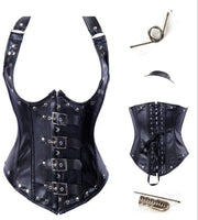 Faux Leather Corset Size 16