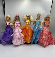 5 Barbie Doll Dress Clothes