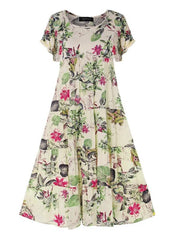 Maxi Dress Floral Summer Dresses Womens Clothing Size 22