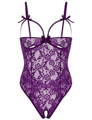 Sexy Lingerie Teddy Crotchless Nightie Bodysuit Dress Size 18