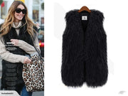 Fur Vest Jacket Womens Clothing Size 12