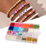Jewellery Making Supplier Pottery Polymer Clay Alphabet Beads Set Kit