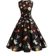 Rockabilly Christmas Dress Womens Clothing Size 16
