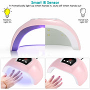 54W LED UV Nail Lamp Nail Dryer