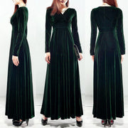 Velvet Maxi Dress Womens Clothing Size 16