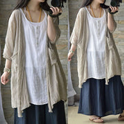 Linen Cardigan Kimono Womens Clothing Size 20