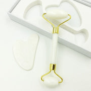 White Jade Facial Roller and Gua Sha