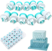 Alphabet Letter Cookie Cake Molds Biscuit Cutting Moulds