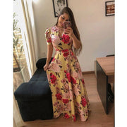Maxi Dress Ball Floral Summer Dresses Womens Clothing Size 16