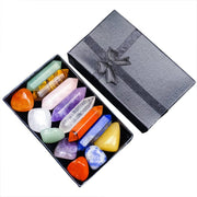 Chakras Natural Crystal Collection Hexagonal Column Energy Stone