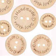 Wooden Buttons 15mm