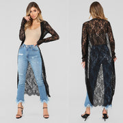Lace Cardigan Kimono Womens Clothing Size 16