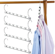 4pcs Space Saving Hanger Clothes Hangers Closet Organiser