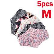 5pcs Resuable Cloth Sanitary Pad M