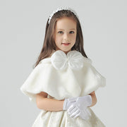 Flower Girls Fur Cape Wedding Clothing Size