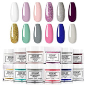 12pcs Nail Art Dipping Powder