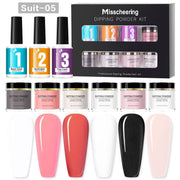 Nail Art Dipping Powder Manicure Set Nail Essential Kit