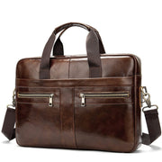 Genuine Leather Briefcase Laptop Bag