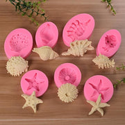 Starfish Sea Shell Silicone Moulds Fondant Molds