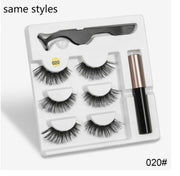 Five Magnetic Eyelashes Eyeliner Tweezers Set