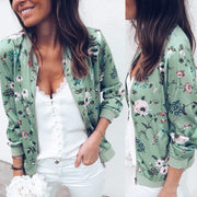 Floral Bomber Jacket Womens Clothing Size 12