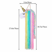 Unicorn Wall Hanging Hair Bow Holder Clip Organiser