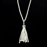 Vintage Pearl Necklace Retro 1920s Flapper Accessories
