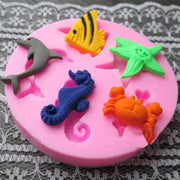 Silicone Moulds Marin Animal Cake Molds