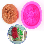 Silicone Mould Rose Flower Soap Mold