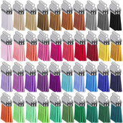 200pcs Keychain Tassels Leather Suede Tassels