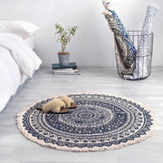 Cotton Linen Carpets Floor Mats Blanket