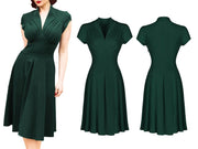 Rockabilly Dress Vintage Retro Womens Clothing Size 14