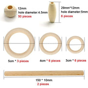 DIY Macrame Cord Cotton Rope Set
