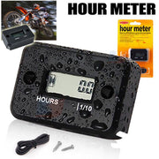 Digital Motor Hour Meter Gauge Waterproof
