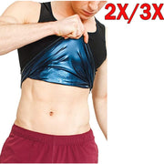 Men's Sweat Shapewear Workout Sauna Tank Top 2X/3X