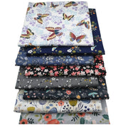 8 Style Fabric Patchwork Bundle 100% Cotton 50x50cm