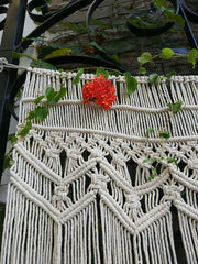 Macrame Wall Hanging Curtain Door Divider