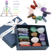 Natural Healing Gemstone Collection Chakra Quartz Crystal Mineral