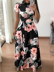 Maxi Dress Ball Dress Summer Floral Dresses Womens Clothing Size 18