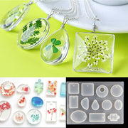 Silicone Necklace Pendant Resin Casting Mold DIY Jewelry