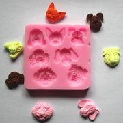 Silicone Moulds Dog Fondant Cake Molds