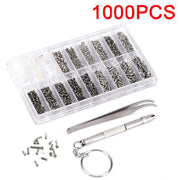 Watch Eyeglass Sun Glasses Repair Screws Nut Screwdriver Tool Set Kit