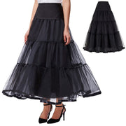 Black Petticoat Underskirt Size 18