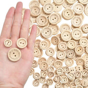 Wooden Buttons 25mm