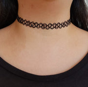 Choker Necklace Tattoo Style