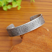 Magnetic Viking Cuff Bracelet Celtic Knot