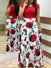 Open gallery Maxi Dress Ball Summer Floral Dresses Womens Clothing Size 18 J2323