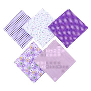 5 Style Fabric Patchwork Bundle 100% Cotton 50x50cm