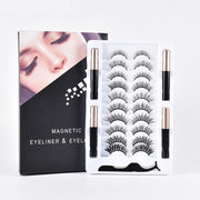 Magnetic Eyelashes Eyeliner Tweezers Set